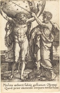 Hercule et Atlas - Heinrich Aldegrever