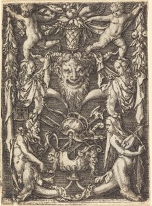 Ornement avec masque - Heinrich Aldegrever