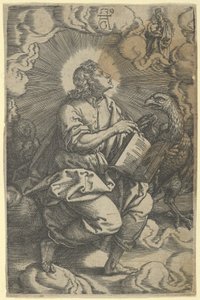 Saint Jean, des Quatre Évangélistes - Heinrich Aldegrever