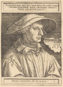 Autoportrait - Heinrich Aldegrever