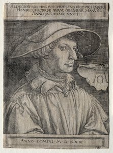 Autoportrait - Heinrich Aldegrever
