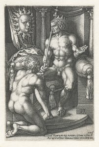 Sol (Apollon) (Les sept planètes) - Heinrich Aldegrever