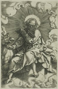 Saint Luc, des Quatre Évangélistes - Heinrich Aldegrever