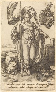 Tempérance, 1552 - Heinrich Aldegrever