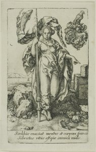 Tempérance, des Vertus - Heinrich Aldegrever