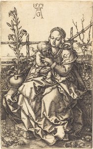 La Vierge assise - Heinrich Aldegrever