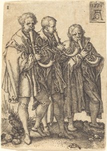 Les Trois Musiciens - Heinrich Aldegrever