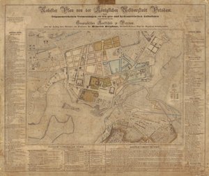 Plan de Berghaus de Potsdam - Heinrich Berghaus