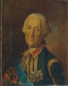 Portrait du maréchal et politicien Comte Burkhard Christoph von Munnich - Heinrich Buchholz