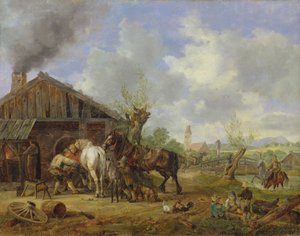 Le Forgeron du village, 1826