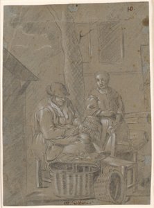 Deux femmes avec des tâches ménagères - Heinrich Dittmers