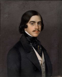 Portrait de Mikhaïl Alexandrovitch Bakounine 1814-1876, 1841 - Heinrich Ferdinand Grünewald