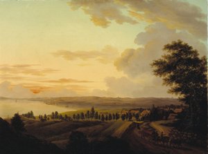 Paysage de Seeland, soir