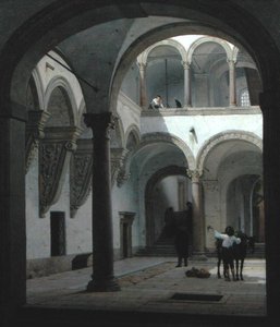 Cour de Palazzo Fava, Bologne - Heinrich Hansen