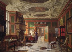 Intérieur du palais de Rosenburg, Copenhague - Heinrich Hansen