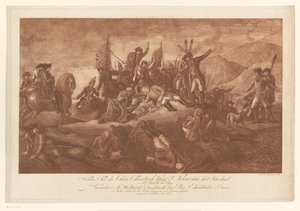 Mort héroïque de Christoph Schwerin à la bataille de Prague - Heinrich Jan Penningh