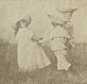 Walther, Edeltrude et Hans Kühn, c.1905 - Heinrich Kuhn