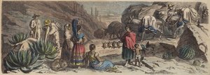 Une route de montagne au Mexique - Heinrich Leutemann