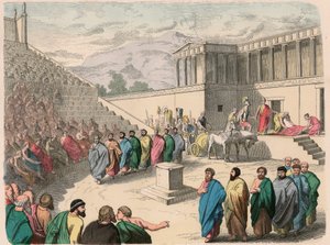 Grèce antique : Théâtre - Production de la tragédie Agamemnon