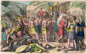 Rome antique : Les ennemis capturés sont harnachés