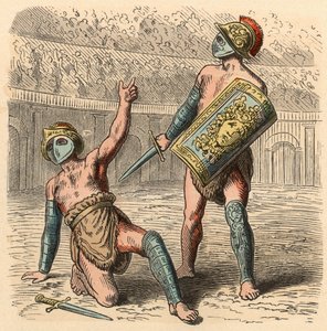 Rome antique : Combats de gladiateurs dans l