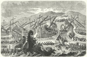 Bataille de Salamine, 480 av. J.-C. - Heinrich Leutemann
