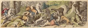 Chasse aux ours dans la Grèce antique - Heinrich Leutemann