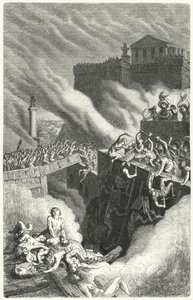 Assaut de la Byrsa et destruction de Carthage - Heinrich Leutemann