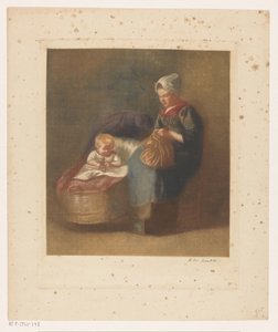 Femme travaillant à la main à côté d