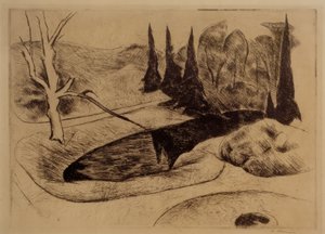 Parc à Dilborn, 1914 - Heinrich Nauen