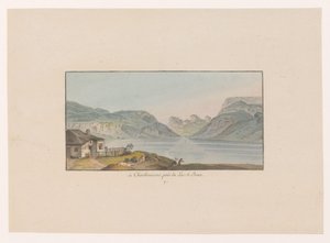 Vue sur Les Charbonnières près du Lac de Joux - Heinrich Rieter