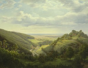 Vue de la Montagne Sainte et du Col de Montagne, 1846