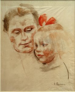 Mère avec enfant (Anna et Käte Werner) - Heinrich Stegemann