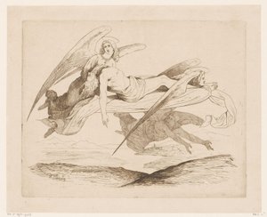 Saint porté par des anges
