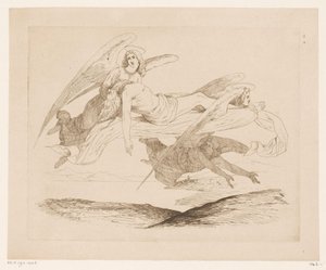 Saint porté par des anges