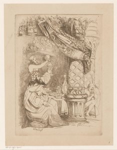 Homme à un banquet se faisant resservir - Heinrich Vianden