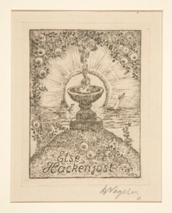 Ex-libris: Else Hackenjost - Heinrich Vogeler