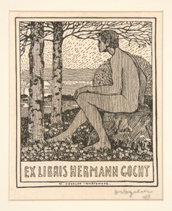 Ex-libris Hermann Gocht - Heinrich Vogeler