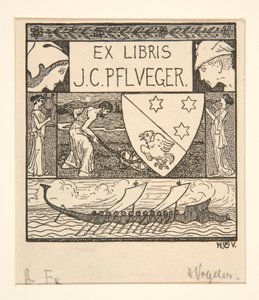 Ex-libris : J.C. Pflueger
