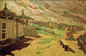 Vieux village dans le Caucase, 1940