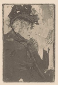 Femme lisant - Heinrich Wolff
