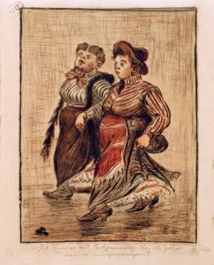 Deux filles de rue - Heinrich Zille