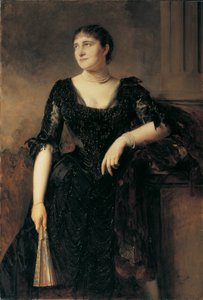 Portrait de dame - Heinrich von Angeli
