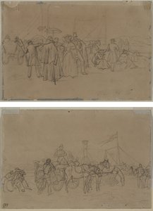 Passagers pour le Bateau à Vapeur du Rhin (recto) - Heinrich von Mayr