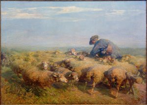 Le troupeau de moutons