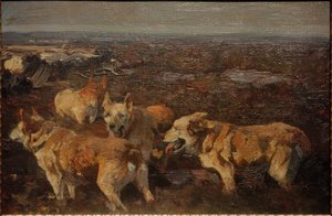 Chiens - Heinrich von Zügel