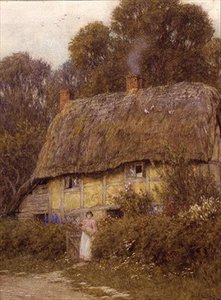 Un cottage du Berkshire - Helen Allingham