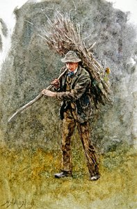 Un fagot de bois - Helen Allingham