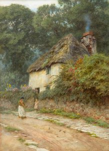 Un cottage du Devonshire - Helen Allingham