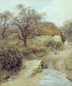 Une ferme sur une colline, Symondsbury, Dorset